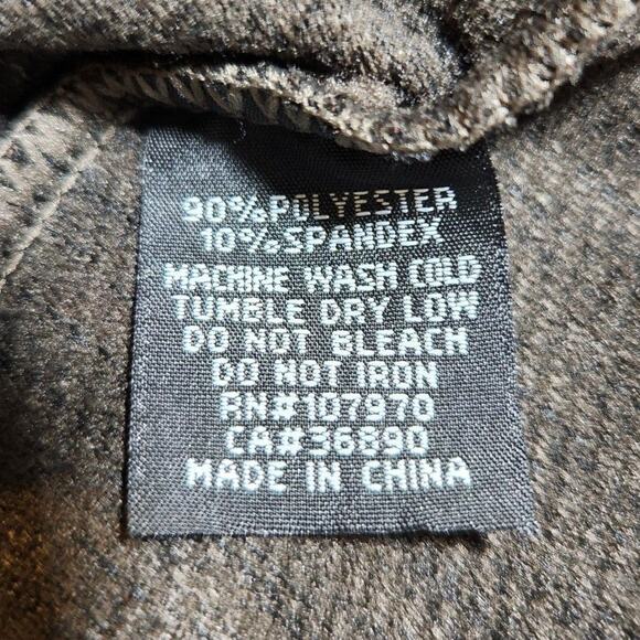 EQL by Kerrits $79 Large Gray Textured Cowl Neck Performance Equestrian - Picture 9 of 11